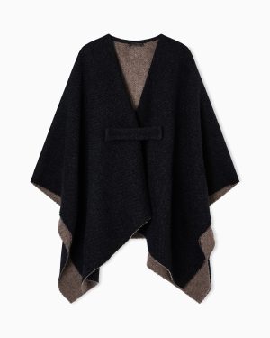 WOOL CAPE DOUBLE