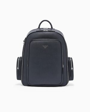 ASV regenerated Saffiano backpack