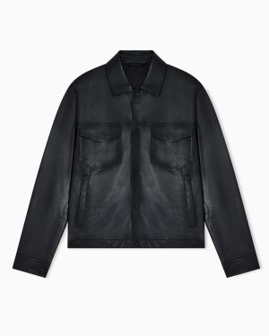 Glove-like nappa lambskin blouson