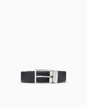 Reversible Saffiano leather belt