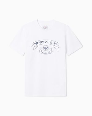 Armani Jeans jersey T-shirt with print