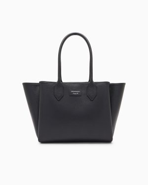 Large shopper bag with palmellato finish