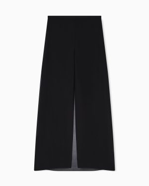 Technical georgette culottes