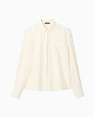 Technical rayon shirt