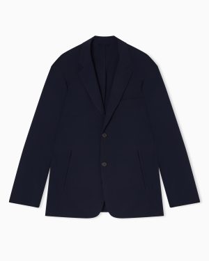 Travel Essential stretch-nylon single-breasted blazer