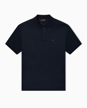 Travel Essential Lyocell-blend jersey polo shirt