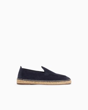 Velour suede espadrilles