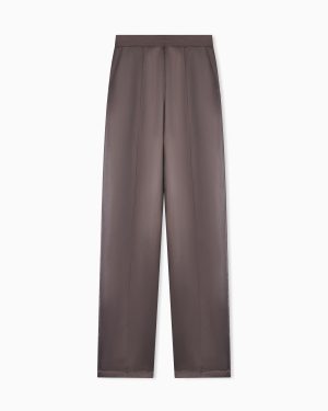 Viscose twill trousers